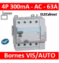 LEGRAND - Inter différentiel DX3-ID 4P 63A - 300mA - AC - Départ Haut - 5M - Réf : 411655