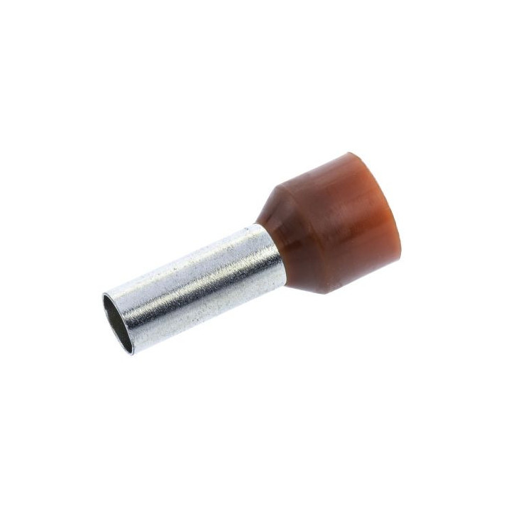 Embout de câblage marron 10mm2 - 41055 X 10 UNITES