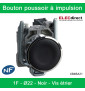 Schneider - Harmony XB4 - Bouton poussoir à impulsion Ø22 - 1F - noir - vis étrier -  Réf : XB4BA21