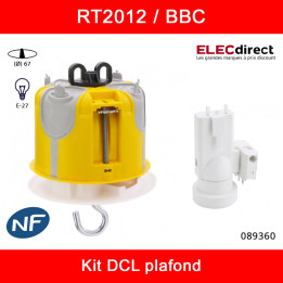 Legrand Batibox - Boîte point de centre DCL BBC - Cloisons sèches - Réf : 089360
