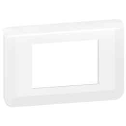 Legrand - Plaque Mosaic - 3 modules - blanc - Réf : 078803L
