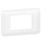 Legrand - Plaque Mosaic - 3 modules - blanc - Réf : 078803L