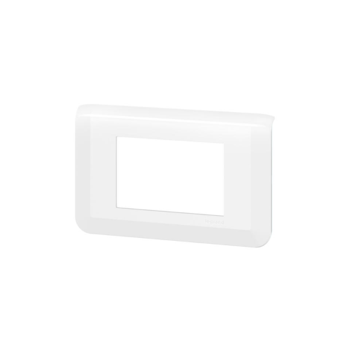 Legrand - Plaque Mosaic - 3 modules - blanc - Réf : 078803L