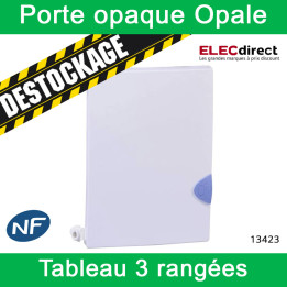 Schneider - Opale - porte Opaque pour coffret 13M - 3R - 13423 - ANCIEN MODELE