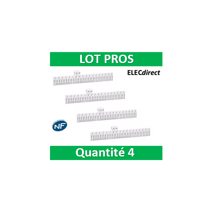 SCHNEIDER répartiteur RESI9 XE 26pas 13m avec connecteur - R9EXHC13x4