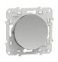 Schneider - Odace - Interrupteur va et vient - Aluminium - 10A - 250V - Bornes auto - Réf : S530204