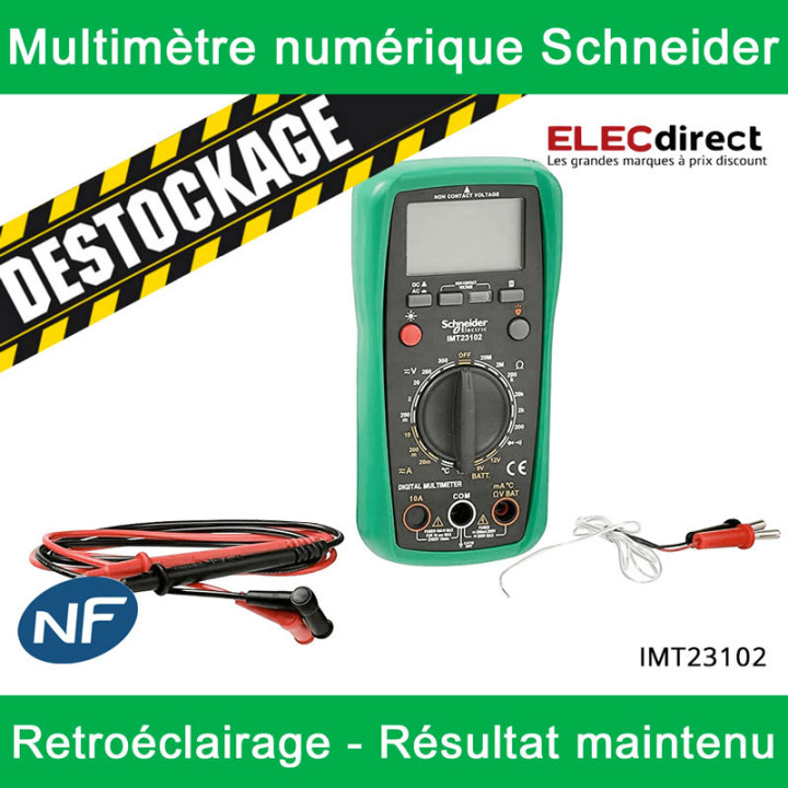 Schneider - Thorsman Multimètre digital/numérique Cat 3 - IMT23102