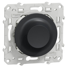 Schneider - Variateur rotatif Bluetooth Odace Wiser - 2 fils - Anthracite - Réf : S540513