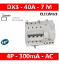 LEGRAND - Disjoncteur différentiel DX3 4P - 40A - 300ma - AC - Réf : 411220