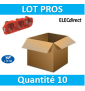 SIB - Boîte triple BBC entraxe 71 mm - Prof. 50mm - 33972x10