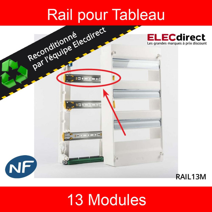Legrand - Reconditionné - Rail pour tableau 13 modules - RAIL13M