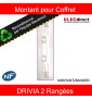 Legrand - Reconditionné - Montant pour Coffret Drivia 2 rangées 401 212 et 401 222 - MONTANT2RANGEES