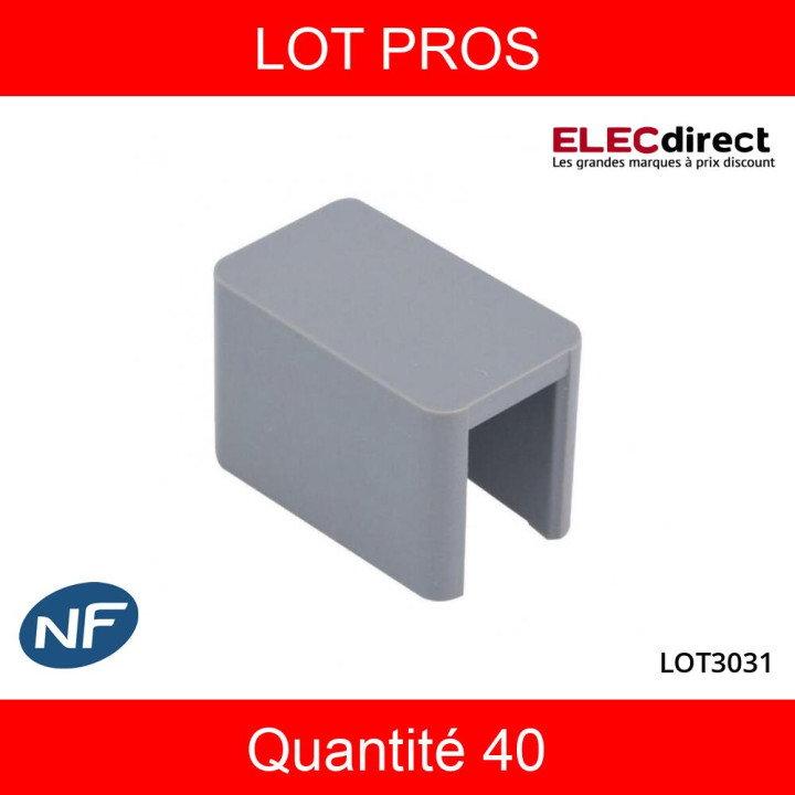 LEGRAND - LOT  - Capot d'extrémités pour peignes HX3 - Réf : 404989X40