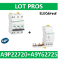 Schneider IDT40T - Disjoncteur 3P+N - 20A - 6kA - courbe C + Bloc diff. 25A 30mA AC - A9P22720+A9Y62725