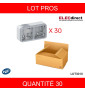 LEGRAND - LOT - Plexo - Boîtier 2 postes horizontaux - Réf : IP55/IK07 - 069672X30