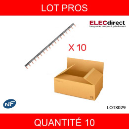 LEGRAND - LOT - Peigne HX optimisé uni long. 18 Modules - Réf : 404928X10