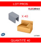 LEGRAND - LOT  - Capot d'extrémités pour peignes HX3 - Réf : 404989X40
