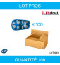 SIB - LOT - Boîte double BBC entraxe 71 mm - Réf : P32971X100