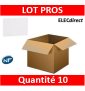 Legrand Batibox - Couvercle universel 155 x 85 - pour boîte 2 postes - 080182x10