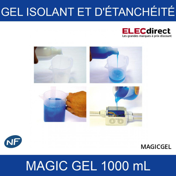 Klauke - Magic Gel 1000mL- Gel isolant et d'étanchéité - Réf : MAGICGEL