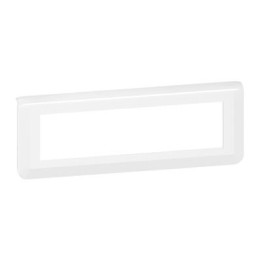 Legrand Plaque de finition horizontale Mosaic pour 8 modules blanc 078818L