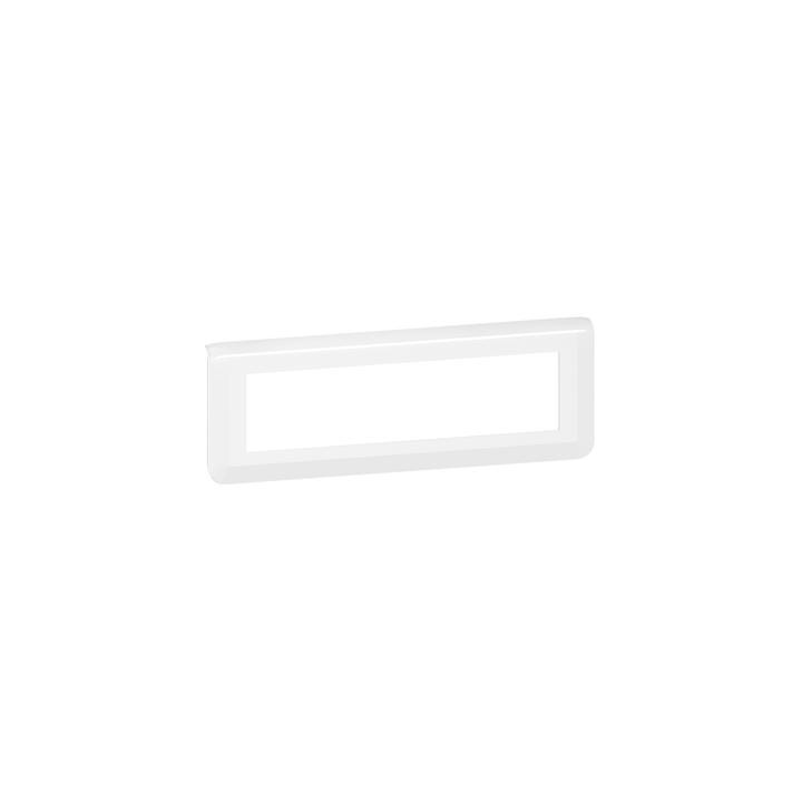 Legrand Plaque de finition horizontale Mosaic pour 8 modules blanc 078818L