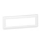 Legrand Plaque de finition horizontale Mosaic pour 8 modules blanc 078818L