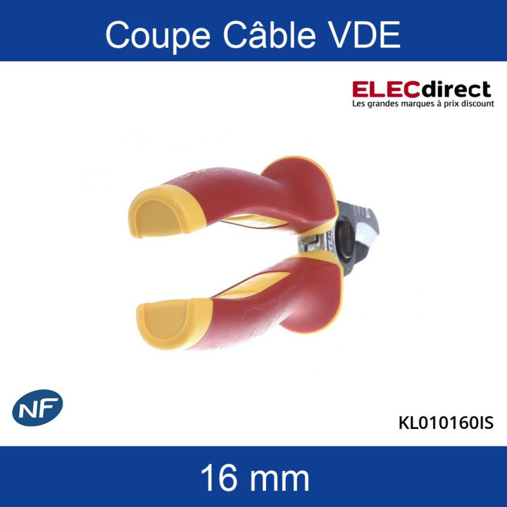 Klauke - Coupe Câble VDE - 160mm - Réf : KL010160IS