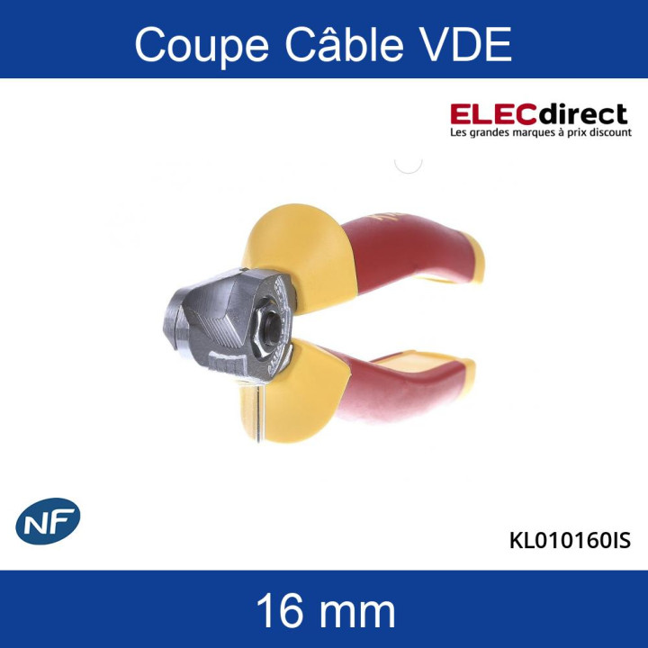 Klauke - Coupe Câble VDE - 160mm - Réf : KL010160IS
