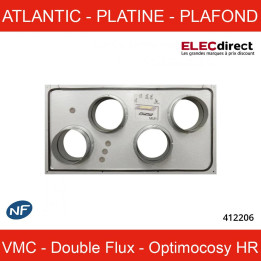 ATLANTIC - Platine Plafond - Optimo - Réf : 412206