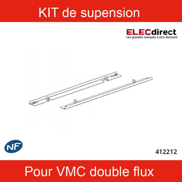 Atlantic - KIT de suspension pour VMC double flux Primocosy - Réf : 412212