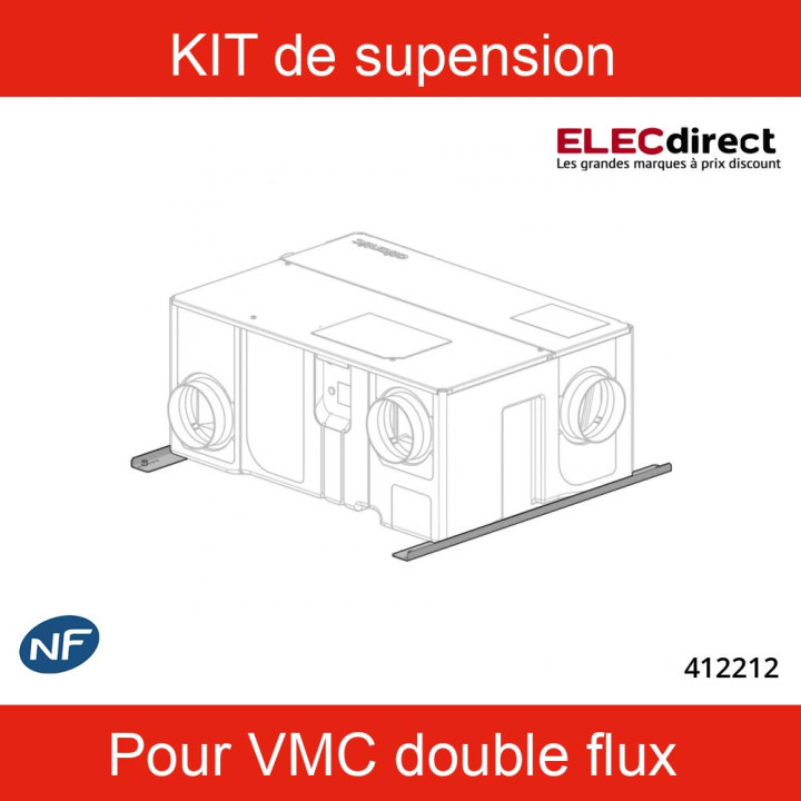 Atlantic - KIT de suspension pour VMC double flux Primocosy - Réf : 412212