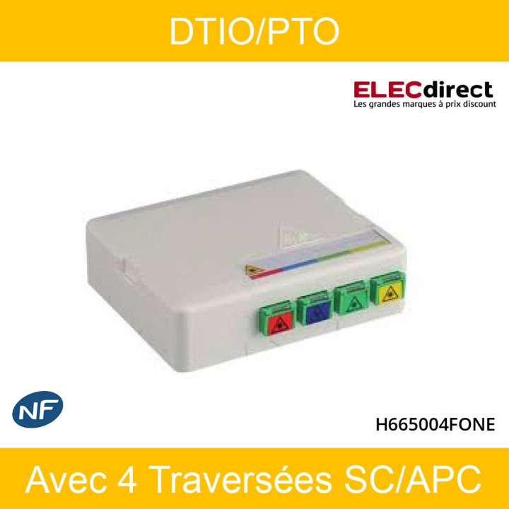Casanova - DTIO/PTO équipé de 4 traversées SC/APC - Réf : H665004FONE