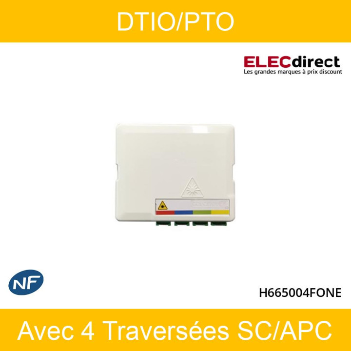 Casanova - DTIO/PTO équipé de 4 traversées SC/APC - Réf : H665004FONE