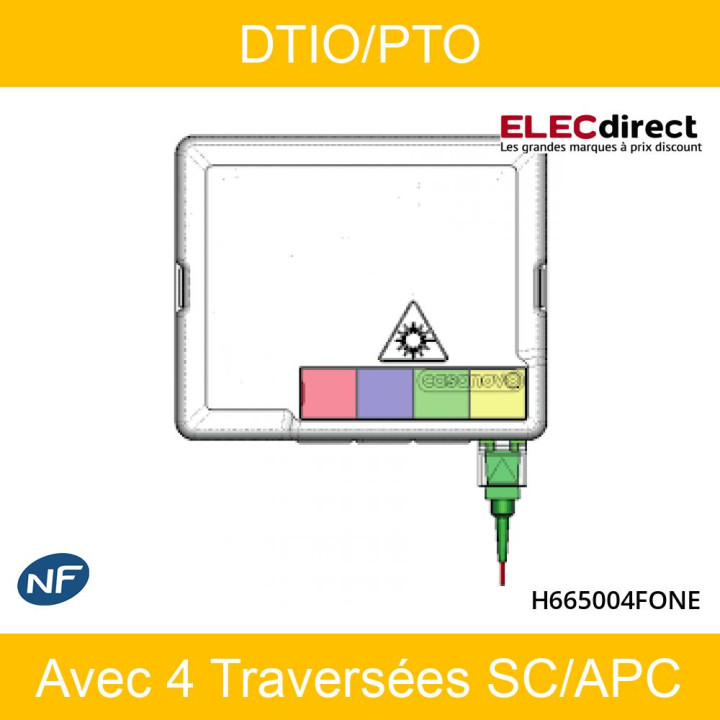 Casanova - DTIO/PTO équipé de 4 traversées SC/APC - Réf : H665004FONE