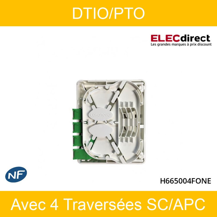 Casanova - DTIO/PTO équipé de 4 traversées SC/APC - Réf : H665004FONE
