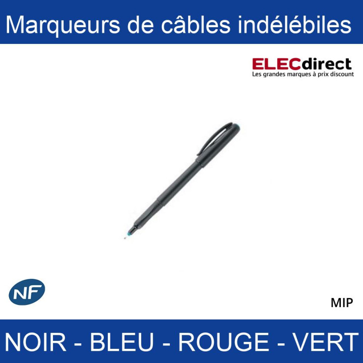 Klauke - Marqueurs de câbles indélébiles - Réf : MIP