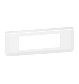 Legrand Plaque de finition horizontale Mosaic pour 6 modules blanc Réf : 277816L