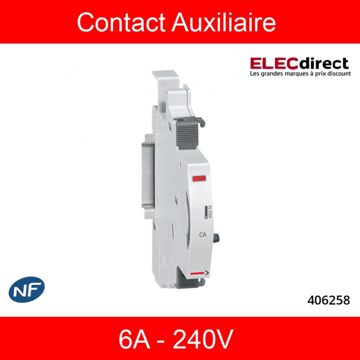 Legrand - Contact auxiliaire inverseur (CA) - Réf : 406258