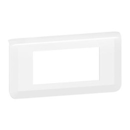 Legrand Plaque de finition horizontale Mosaic pour 4 modules blanc - EU - Réf : 277814L