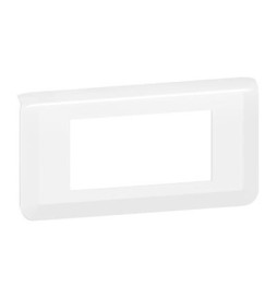 Legrand Plaque de finition horizontale Mosaic pour 4 modules blanc - EU - Réf : 277814L