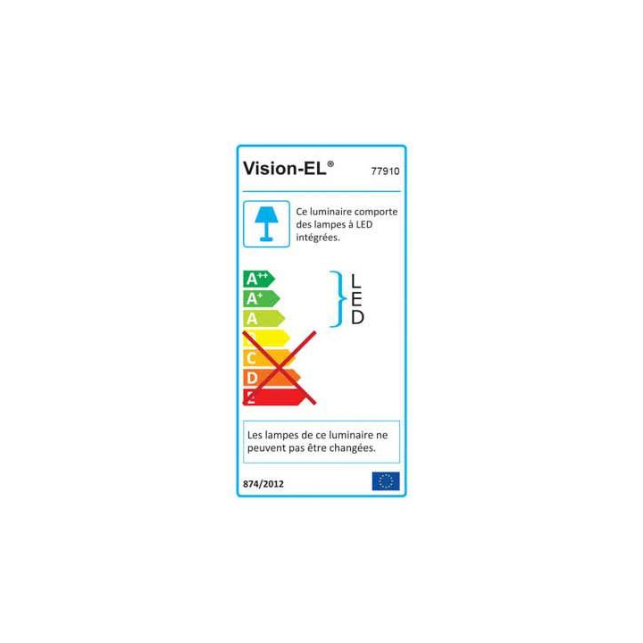 Miidex - Plafonnier LED Ovale - 12W - 1050 Lm - 4000°K - Réf : 77910