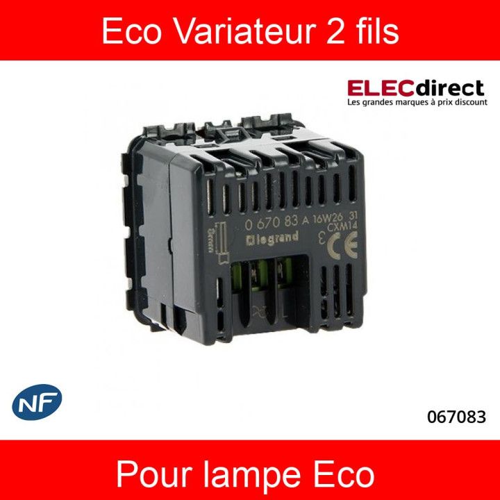 Legrand - Céliane - Mécanisme ECOvariateur 2 fils - Réf : 067083