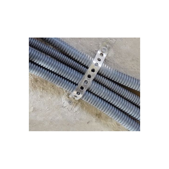 RAM - Bande perforée en Acier galvanisé - 10 m x 17 mm - Réf : 93760