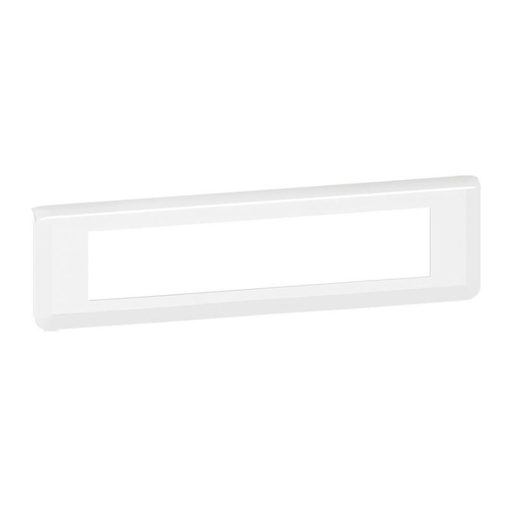 Legrand - Plaque de finition horizontale Mosaic pour 10 modules blanc Réf : 078810L