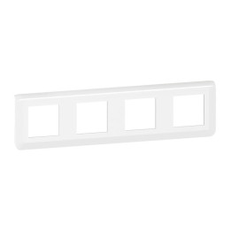 Legrand Plaque de finition horizontale Mosaic pour 4x2 modules blanc 078808L