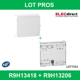 Schneider - Habillage + porte + panneau de contrôle - R9H13206+R9H13418