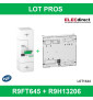 Schneider - Disjoncteur de branchement EDF 15/45A instantané + platine disjoncteur - R9FT645+R9H13206