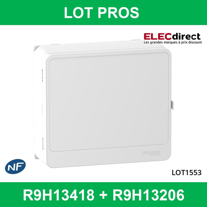 Schneider - Habillage + porte + panneau de contrôle - R9H13206+R9H13418