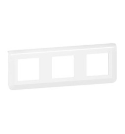 Legrand - Plaque de finition horizontale Mosaic pour 3x2 modules blanc - Réf : 277806L